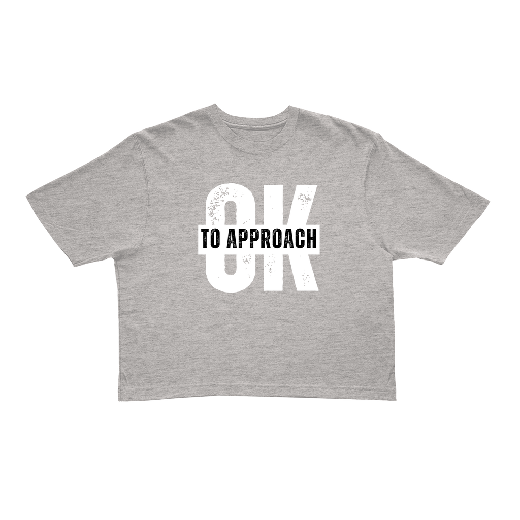 OK to Approach Cropped Tee