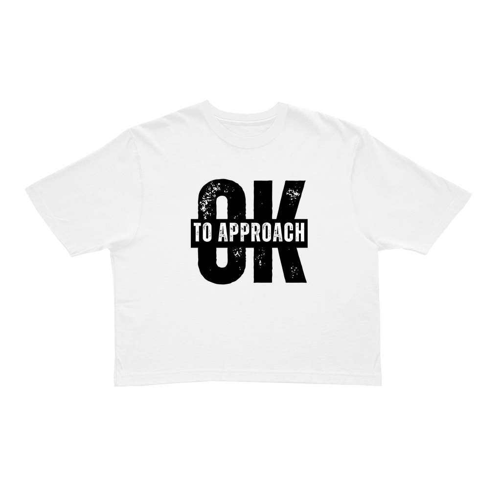 OK to Approach Cropped Tee